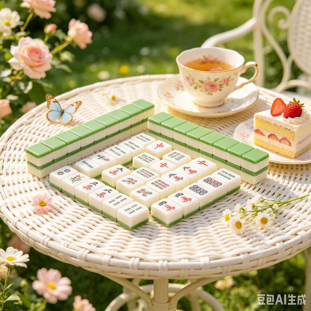 mahjong set for home entertainment